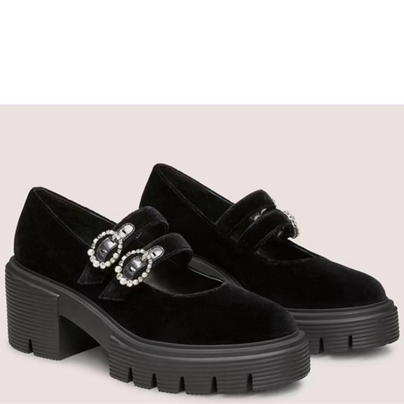 STUART WEITZMAN Shoes - Like new STUART WEITZMAN soho leighton platform mary jane in black 10.5